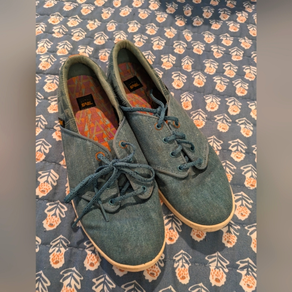 Teal Teva Sneakers